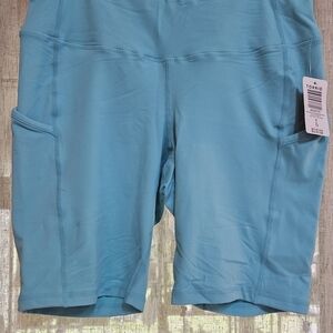 Torrid Women's Aqua Bike Shorts w/ Pockets